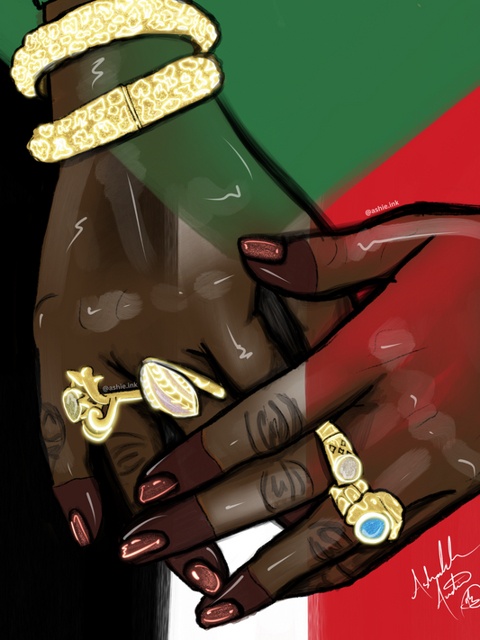 Sudanese Mother's Hands, 2024 - Loose Print