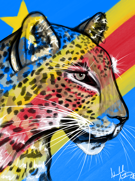 The Congo Leopard, 2024 - Loose Print