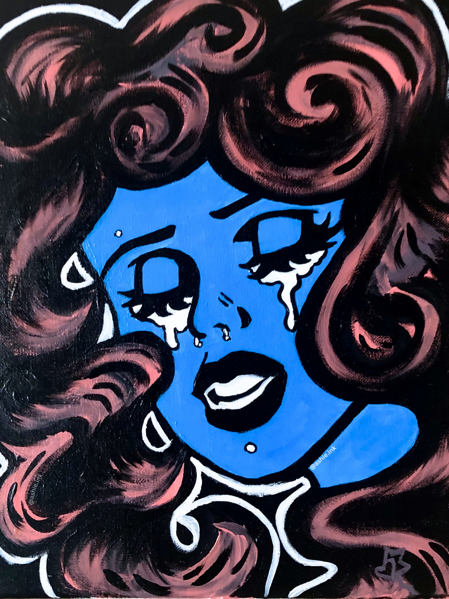 Comic Book Girl 3, 2020 - Framed Print