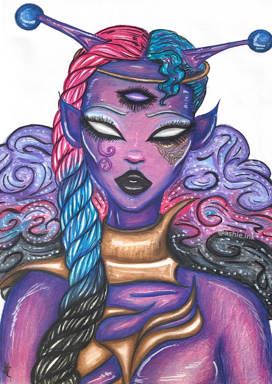 Alien Goddess, 2020 - Loose Print