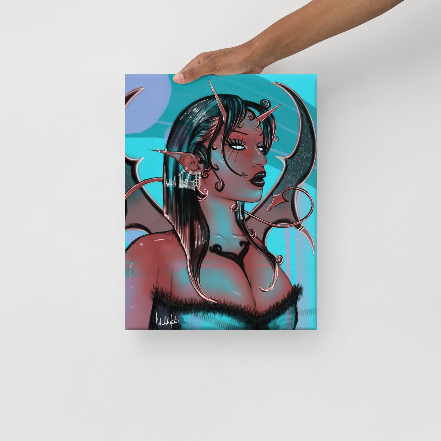 Devil Reflection, 2024 - Canvas Print