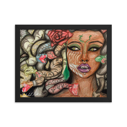 Medusa, 2016 - Framed Print