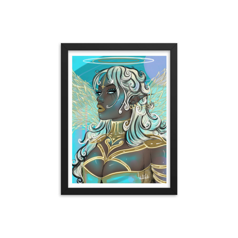 Angel Reflection, 2024 - Framed Print