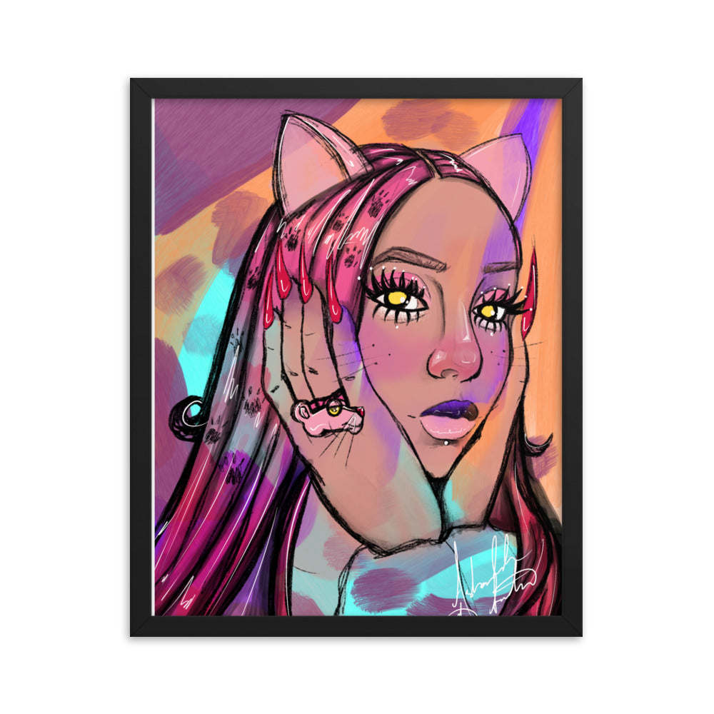 Pink Panther-ress, 2024 - Framed Print