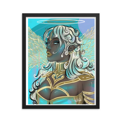 Angel Reflection, 2024 - Framed Print