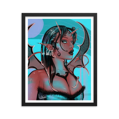 Devil Reflection, 2024 - Framed Print