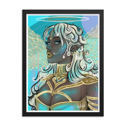 Angel Reflection, 2024 - Framed Print