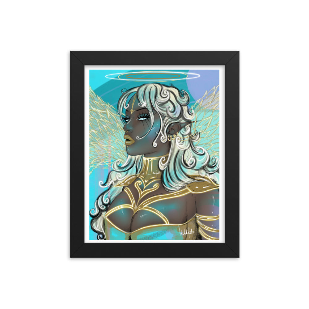 Angel Reflection, 2024 - Framed Print