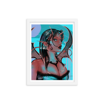 Devil Reflection, 2024 - Framed Print