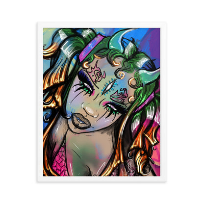 Demon Princess, 2024 - Framed Print