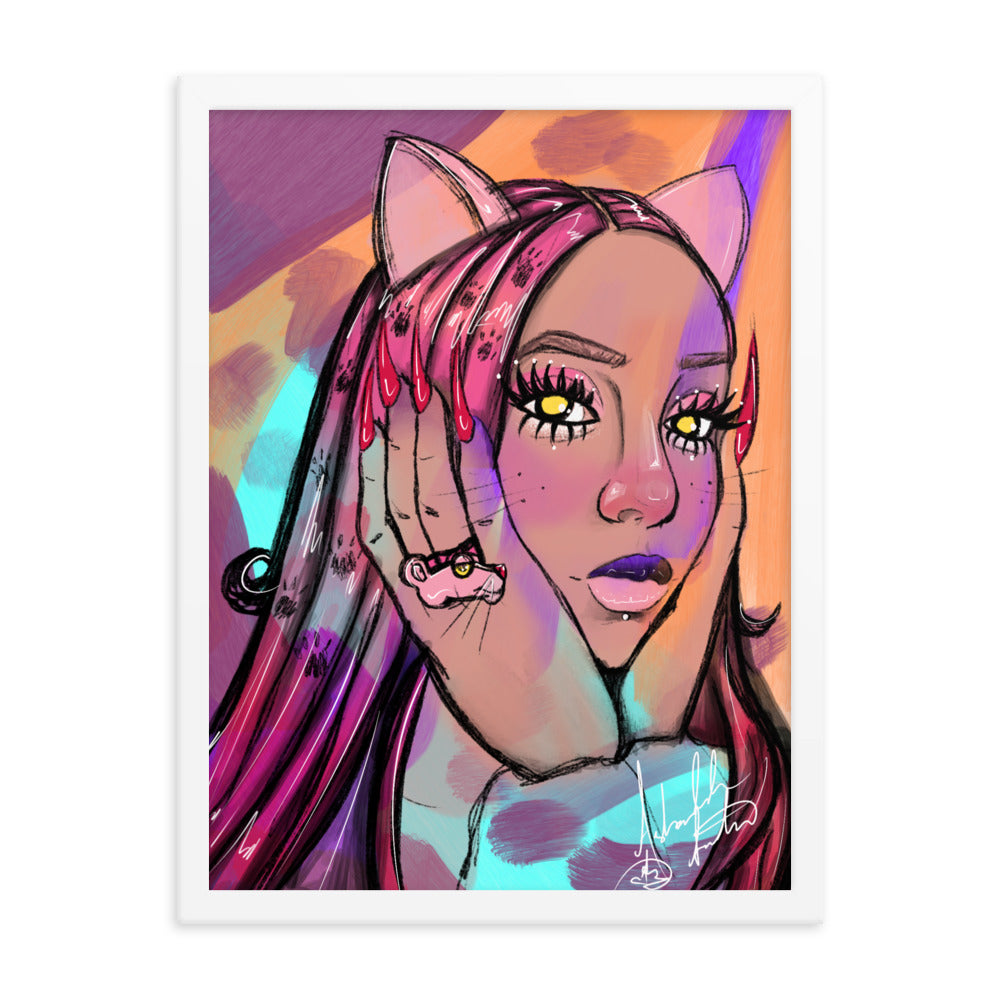 Pink Panther-ress, 2024 - Framed Print