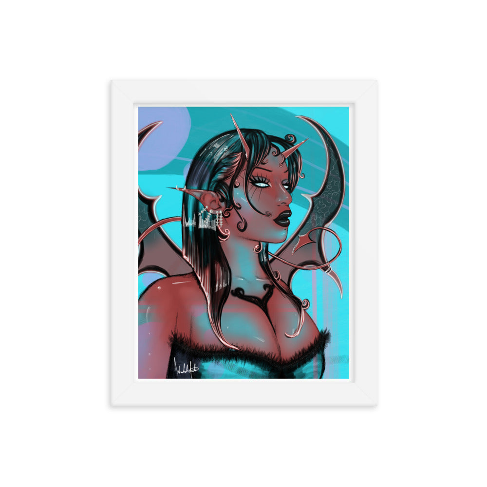 Devil Reflection, 2024 - Framed Print