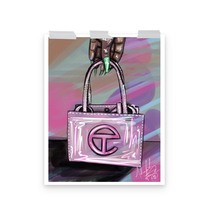 Pink Telfar Bag, 2024 - Loose Print