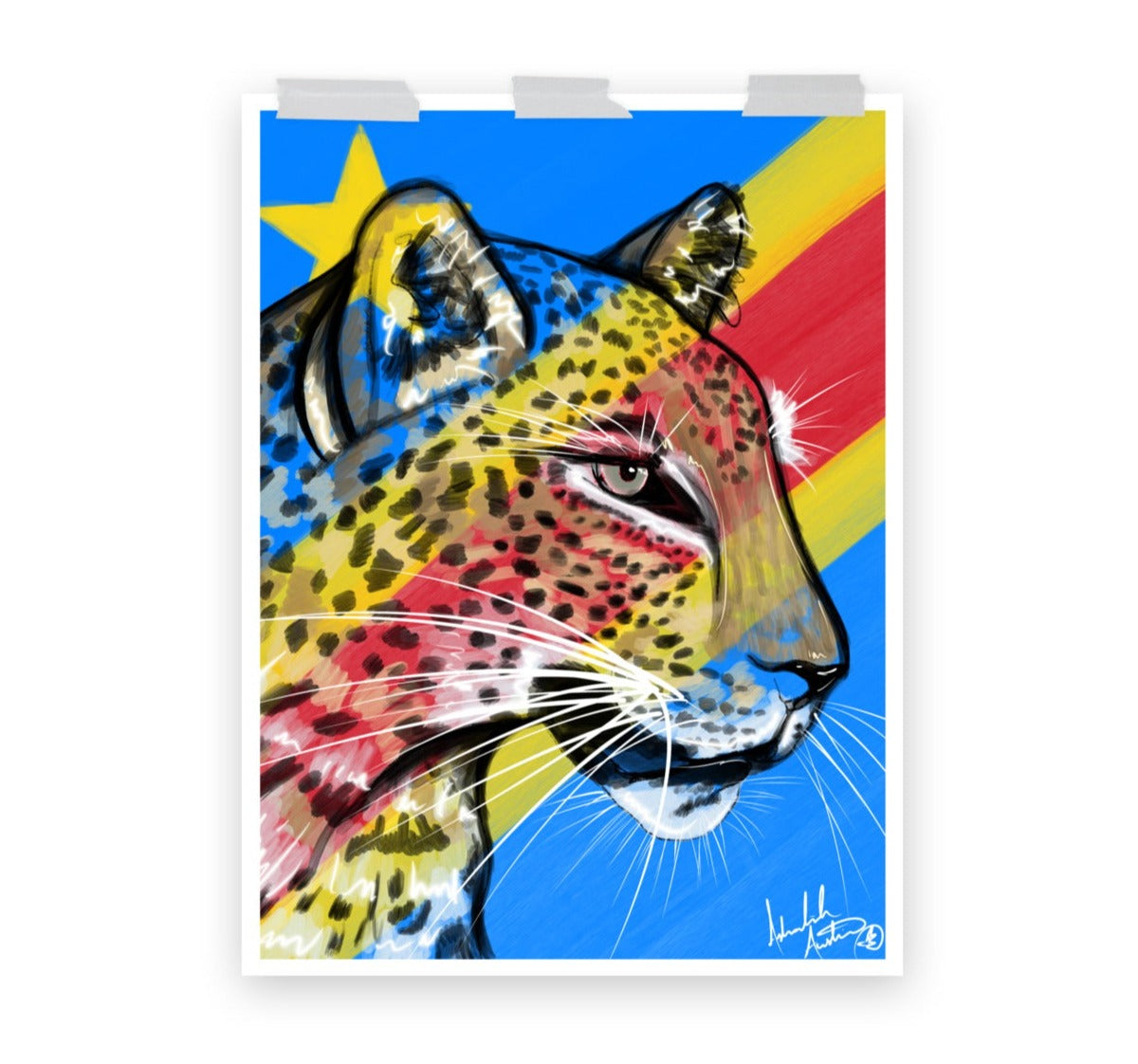 The Congo Leopard, 2024 - Loose Print