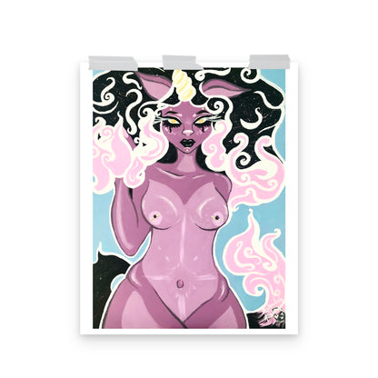 Empress Amethyst Unicorn, 2020 - Loose Print